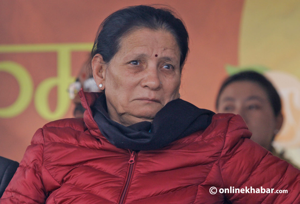 प्रचण्ड पत्नी सीता दाहाल अस्पताल भर्ना