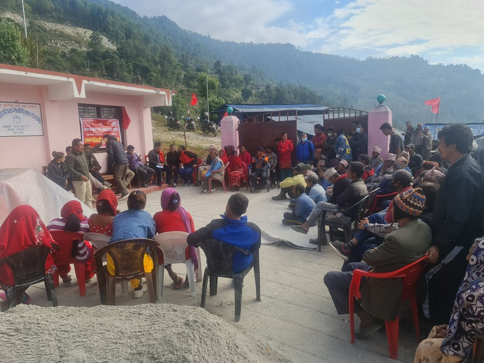 नेकपा माओवादी केन्द्रको तामाकोशी गाउँपालिका वडा नम्बर १ भिरकोट र वडा नम्बर २ झुलेमा वडा सम्मेलन  सम्पन्न